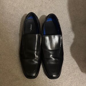 Men's Black Slip-On Dress Shoes-12US